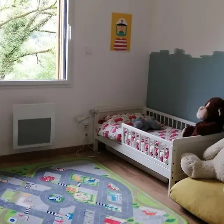 Maison Bois Avec Terrasse Sur Pilotis 펜션 *