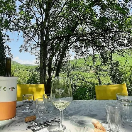 펜션 Maison Bois Avec Terrasse Sur Pilotis