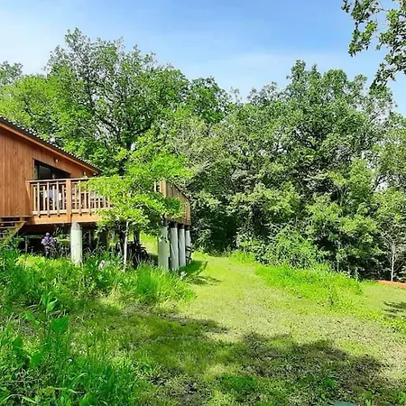 Maison Bois Avec Terrasse Sur Pilotis 펜션 *