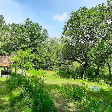Maison Bois Avec Terrasse Sur Pilotis Cazals (Lot)